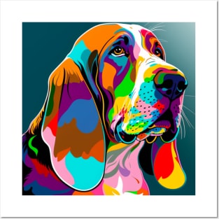 Basset Hound Pop Art Posters and Art